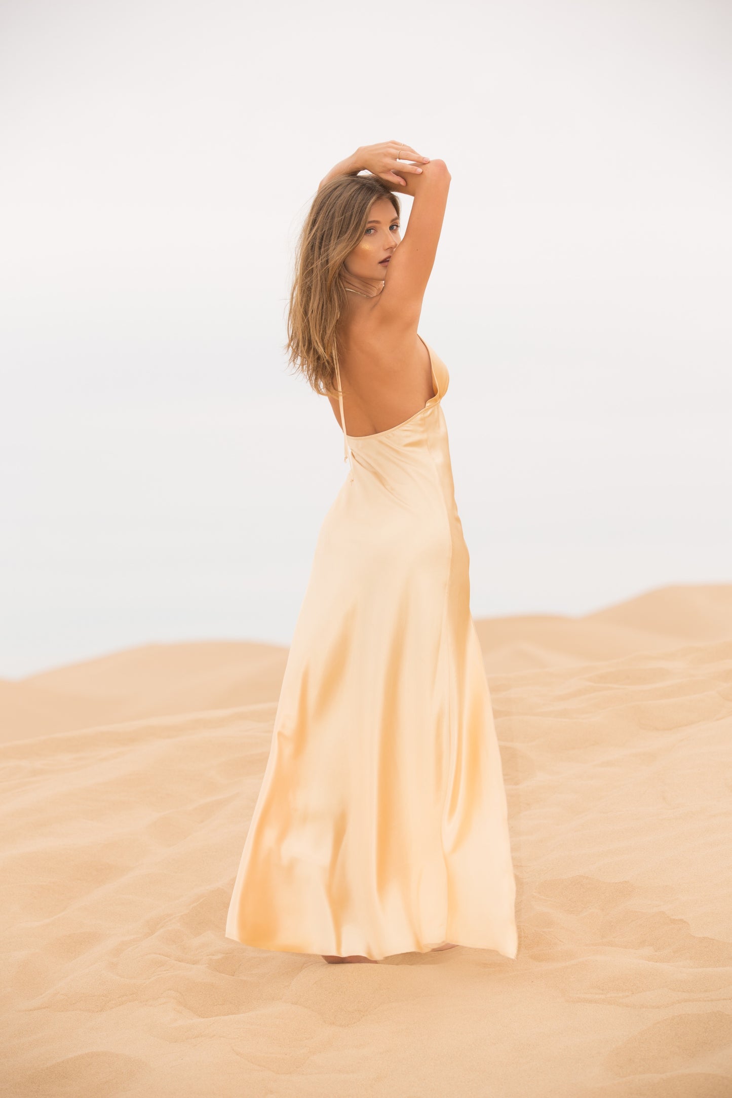 saint-mojavi - KALAHARI HALTER DRESS - SAÏNT MOJAVÏ -