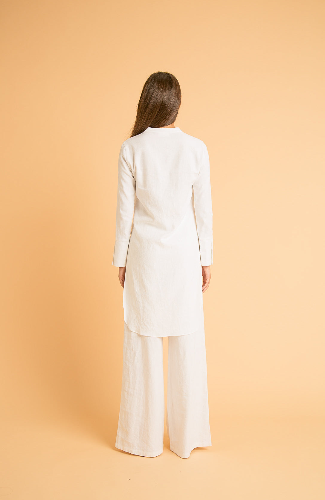 saint-mojavi - LINEN PALAZZO PANTS - SAÏNT MOJAVÏ -