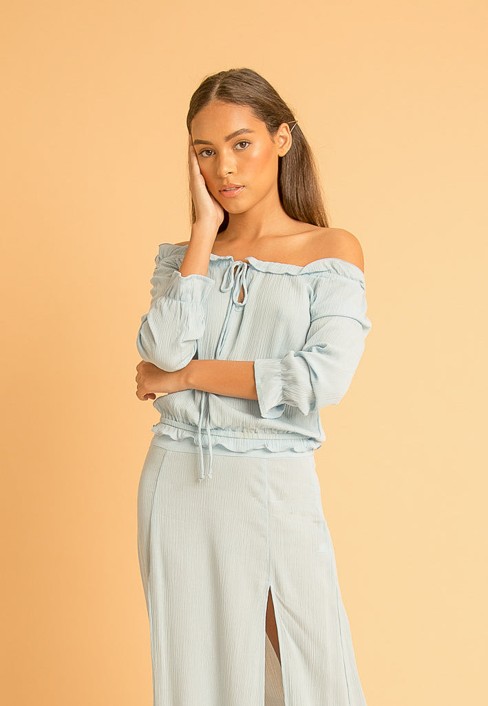 saint-mojavi - ARABIAN RUFFLE TOP - SAÏNT MOJAVÏ -