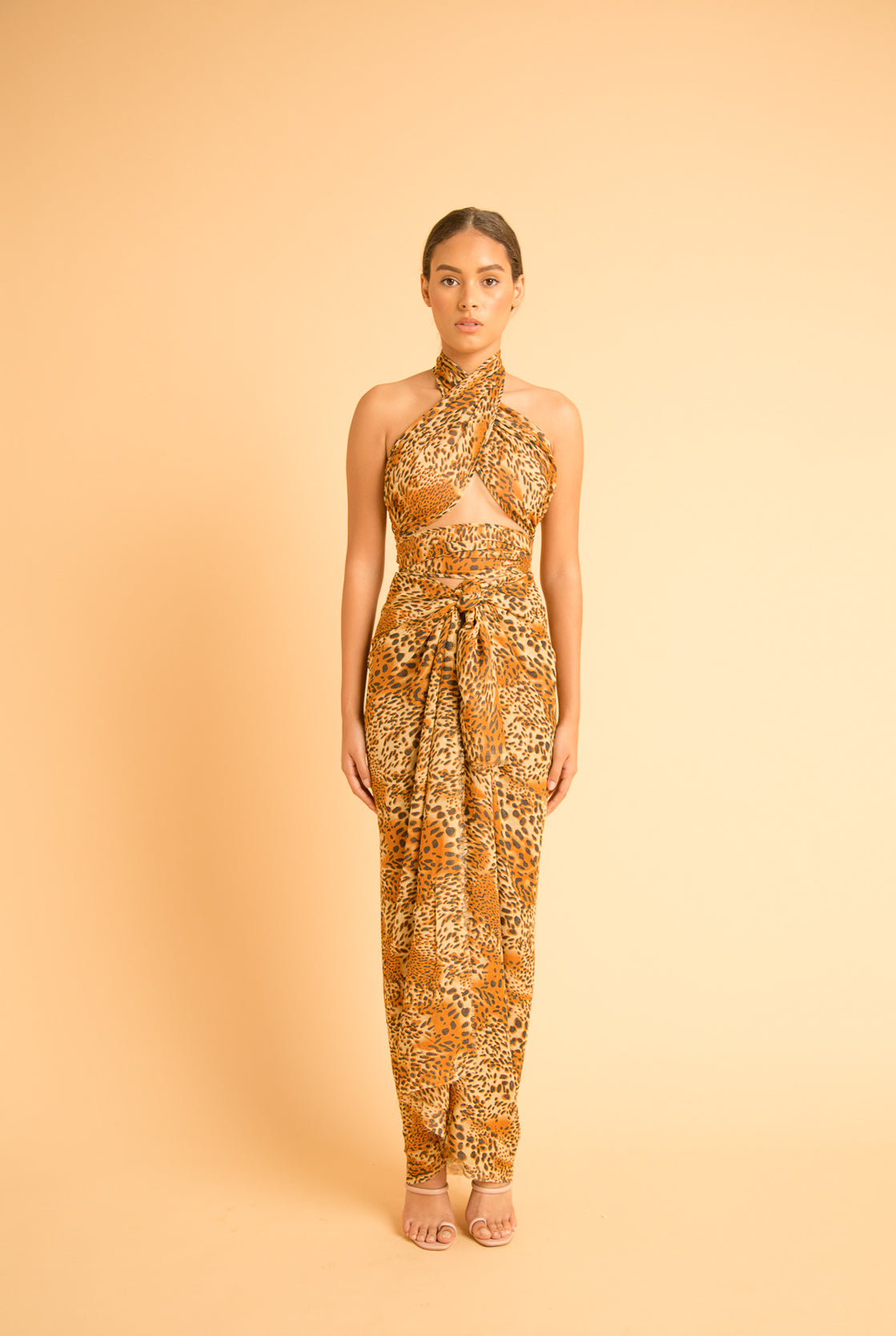saint-mojavi - CHIFFON WRAP TOP - SAÏNT MOJAVÏ -