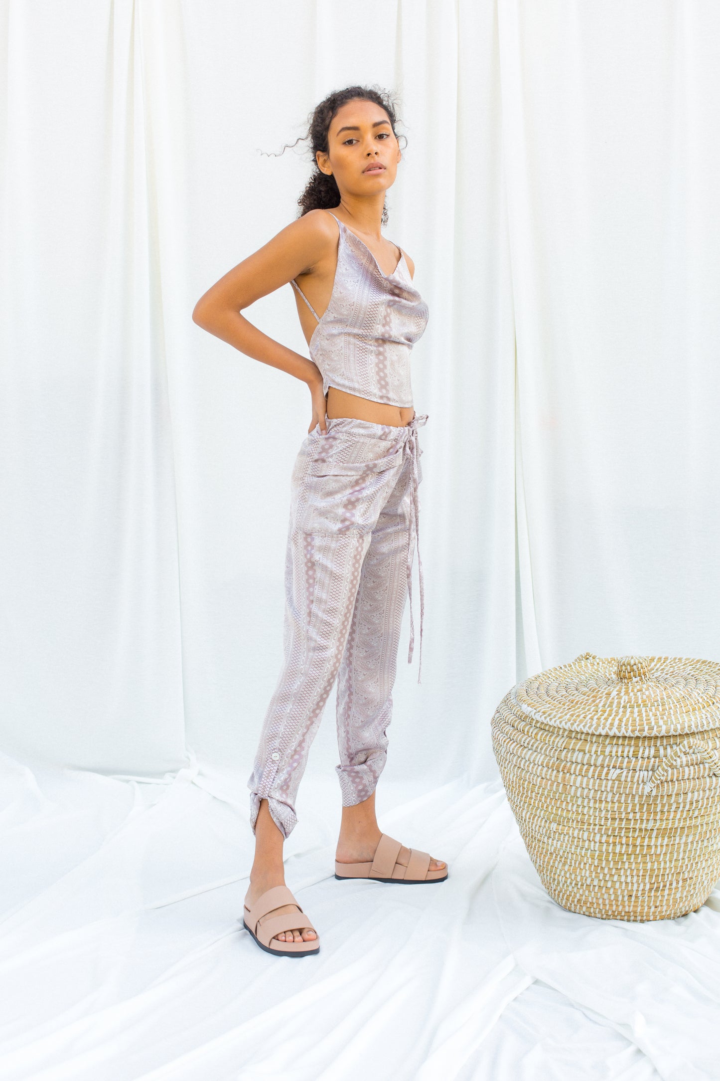 saint-mojavi - CAIRO DRAPE FRONT TOP - SAÏNT MOJAVÏ -