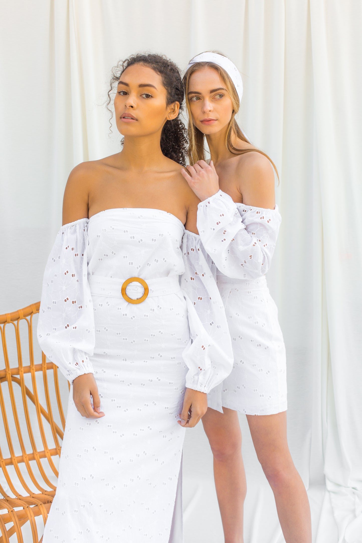saint-mojavi - JAIPUR EYELET DRESS - SAÏNT MOJAVÏ -