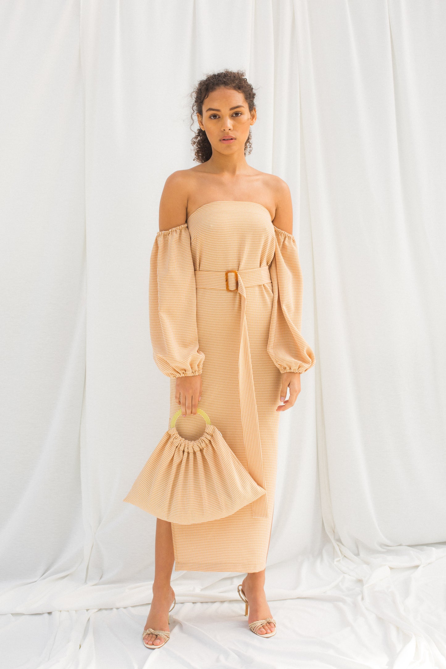 saint-mojavi - JAIPUR GINGHAM DRESS - SAÏNT MOJAVÏ -