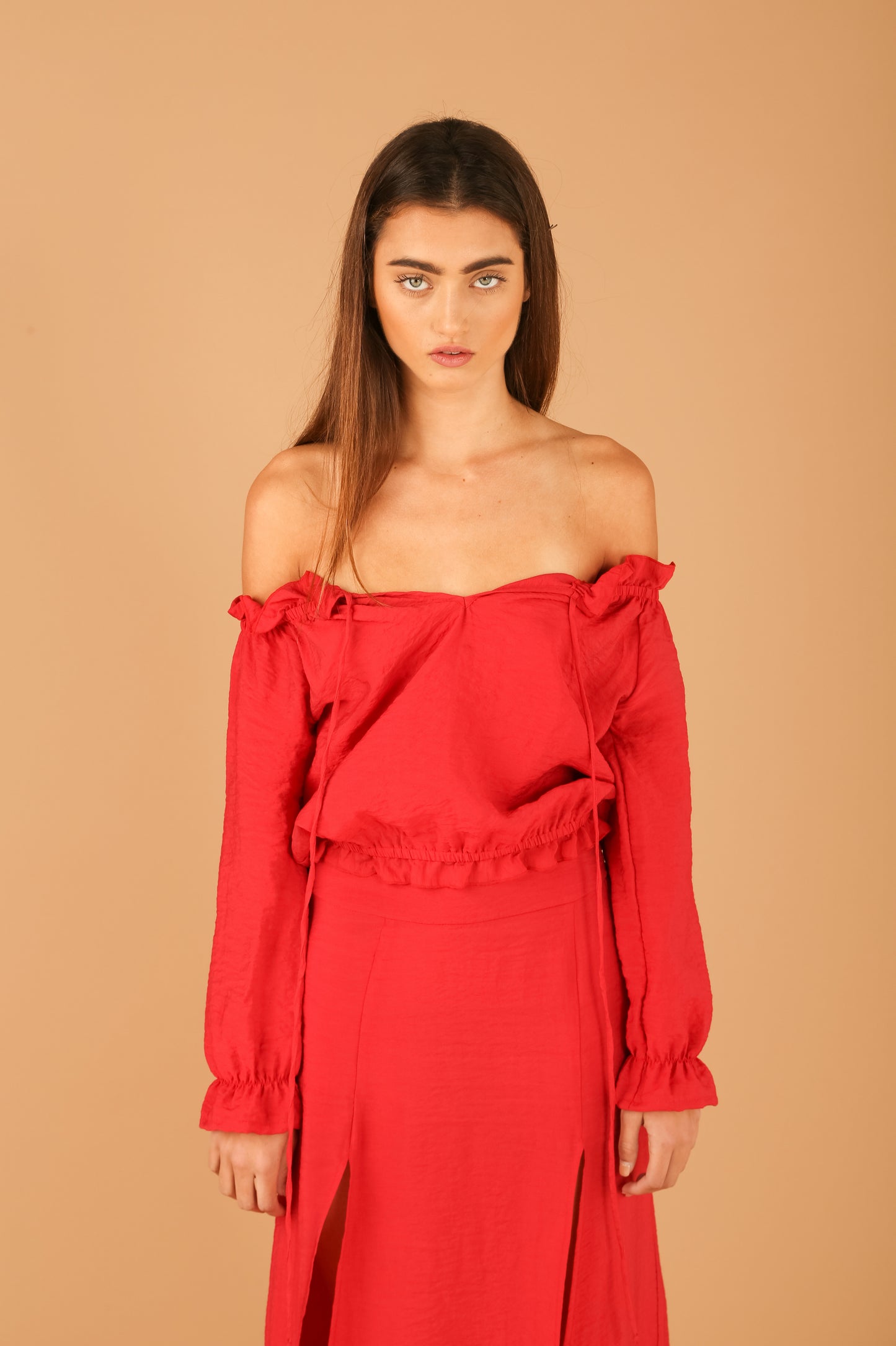 saint-mojavi - ARABIAN RUFFLE TOP - SAÏNT MOJAVÏ -