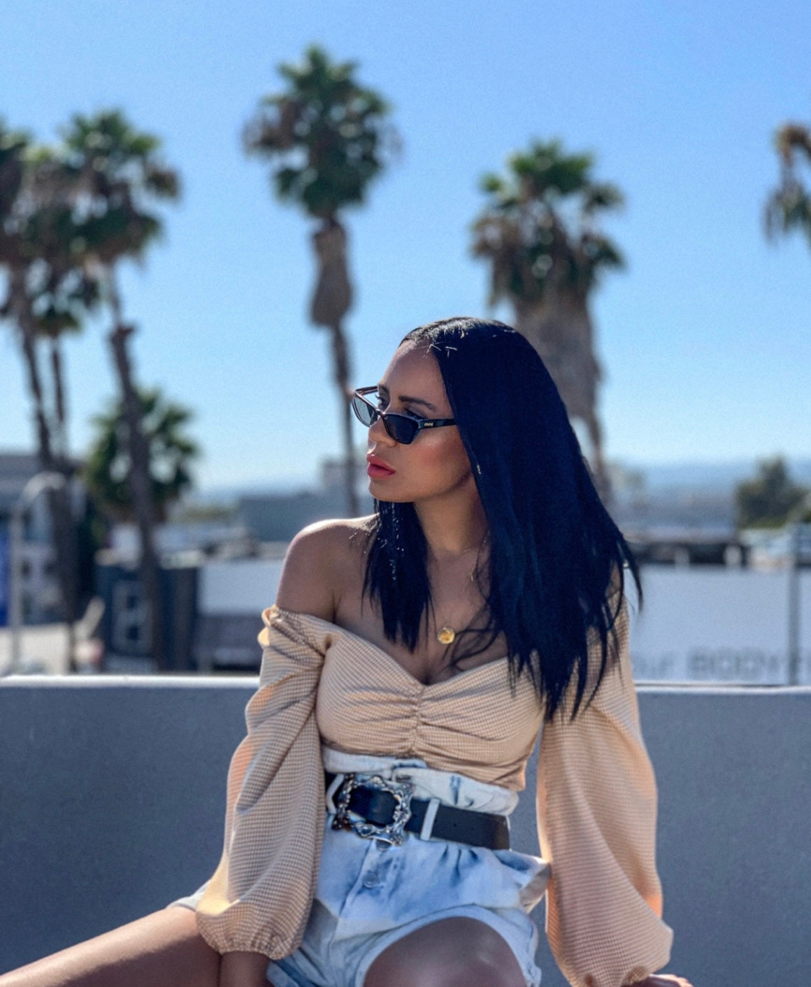saint-mojavi - JAIPUR OFF THE SHOULDER TOP - SAÏNT MOJAVÏ -