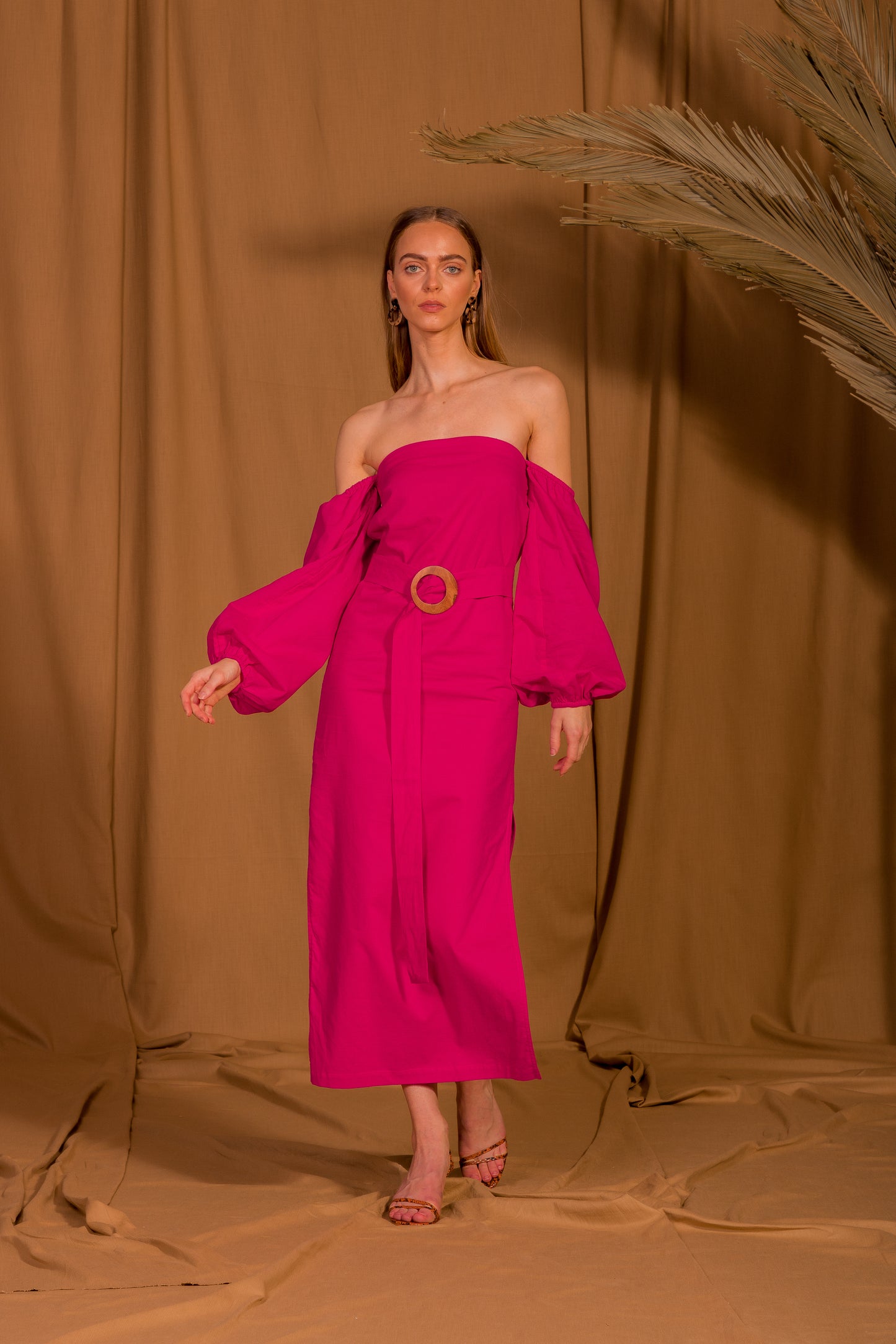 saint-mojavi - Jaipur Off the Shoulder Dress - SAÏNT MOJAVÏ -
