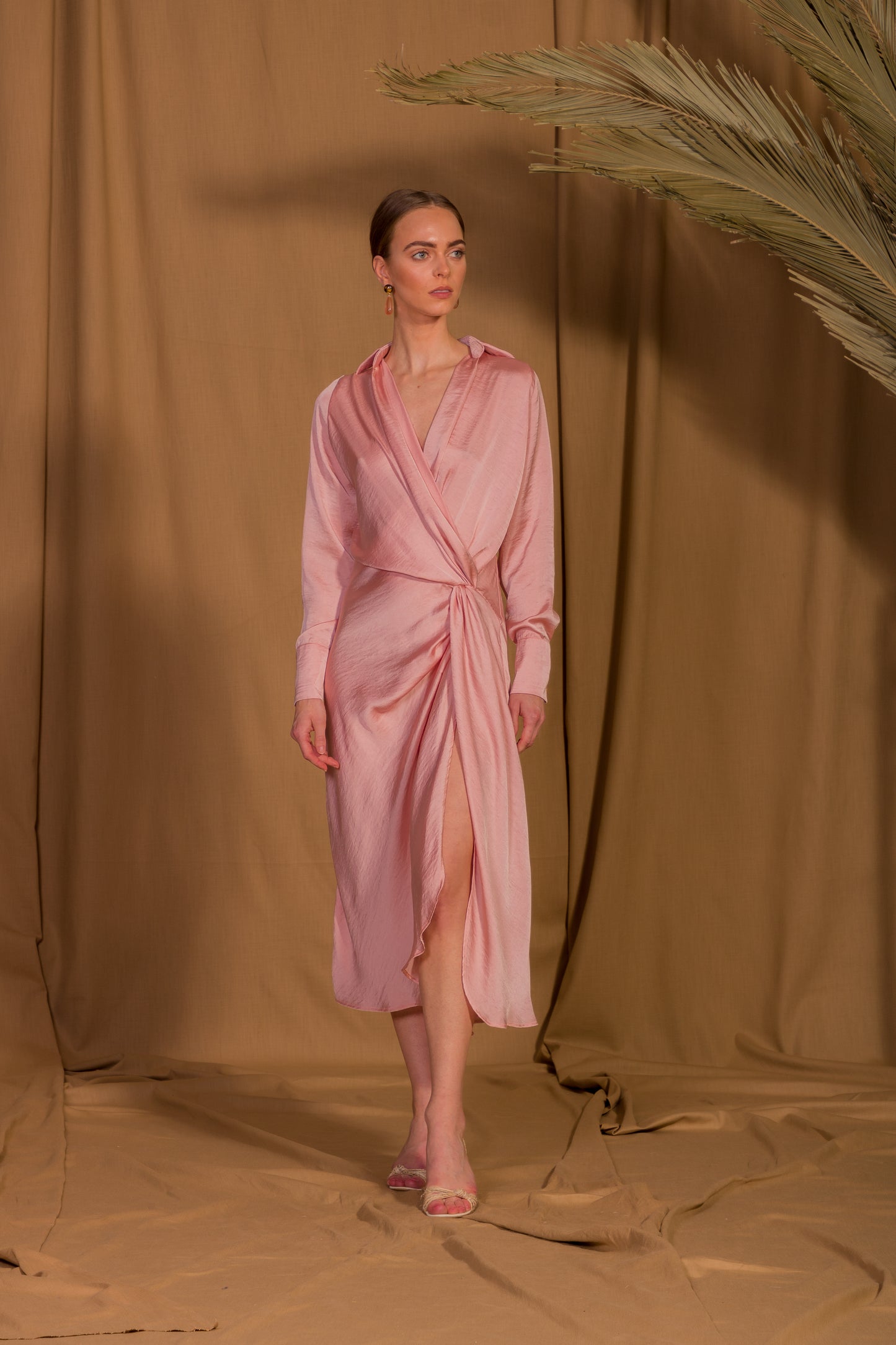 saint-mojavi - Maharaja Wrap Dress - SAÏNT MOJAVÏ -