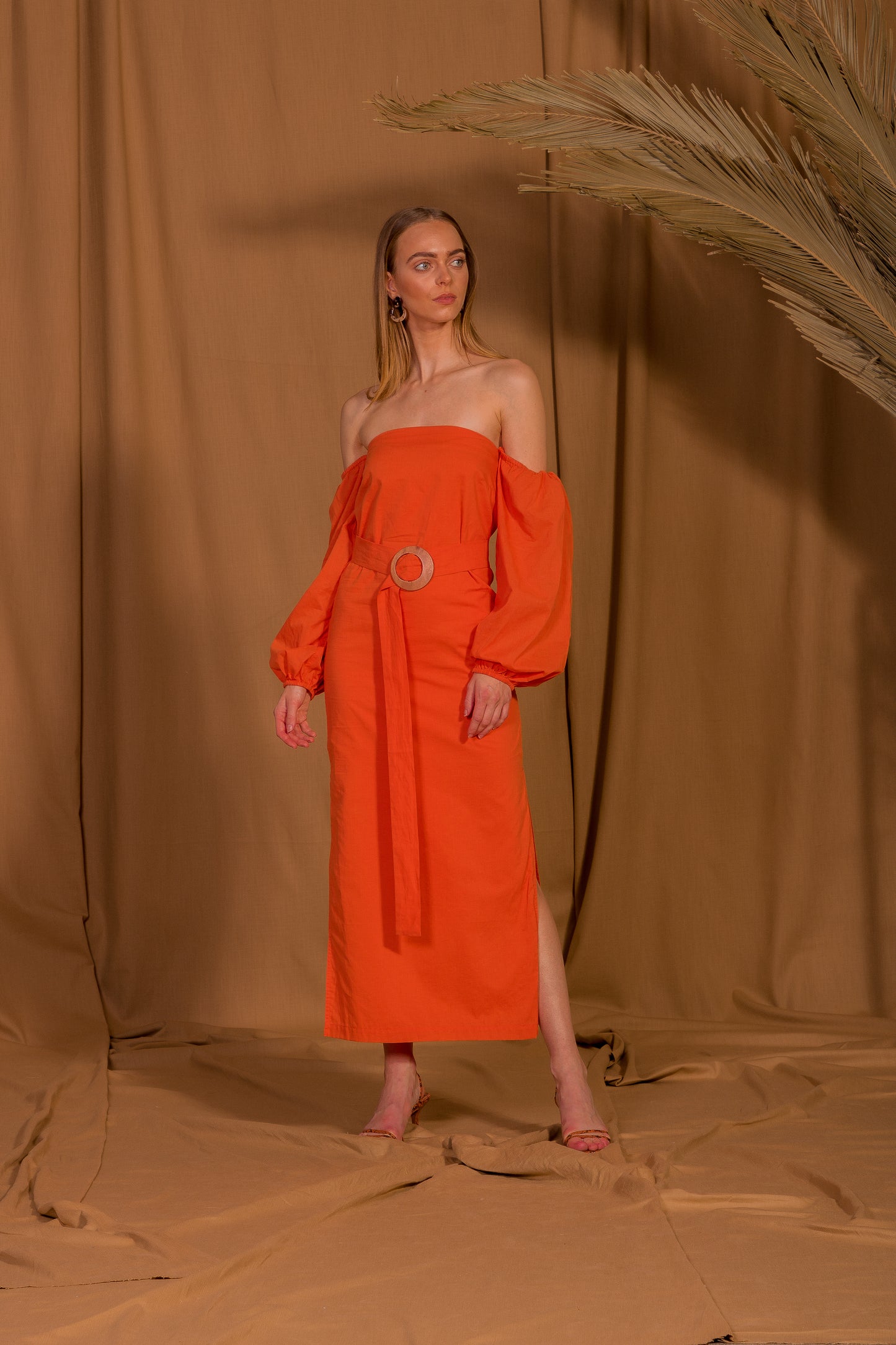 saint-mojavi - Jaipur Off the Shoulder Dress - SAÏNT MOJAVÏ -