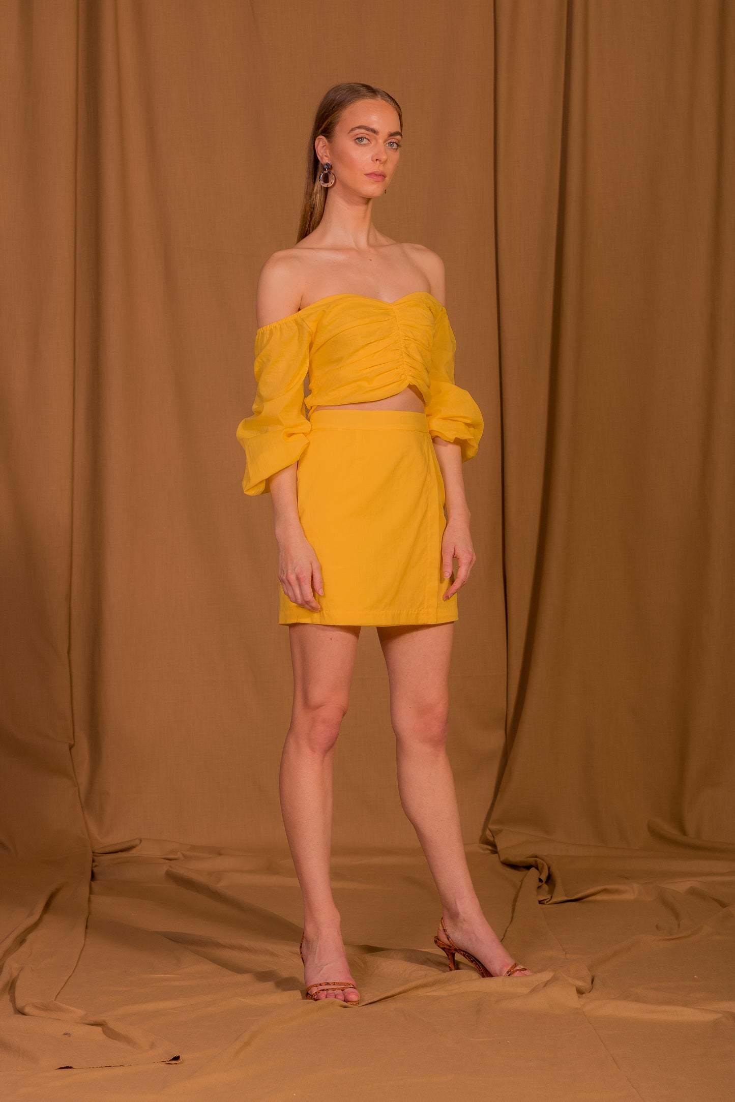 saint-mojavi - Jaipur Off The Shoulder Top - SAÏNT MOJAVÏ -