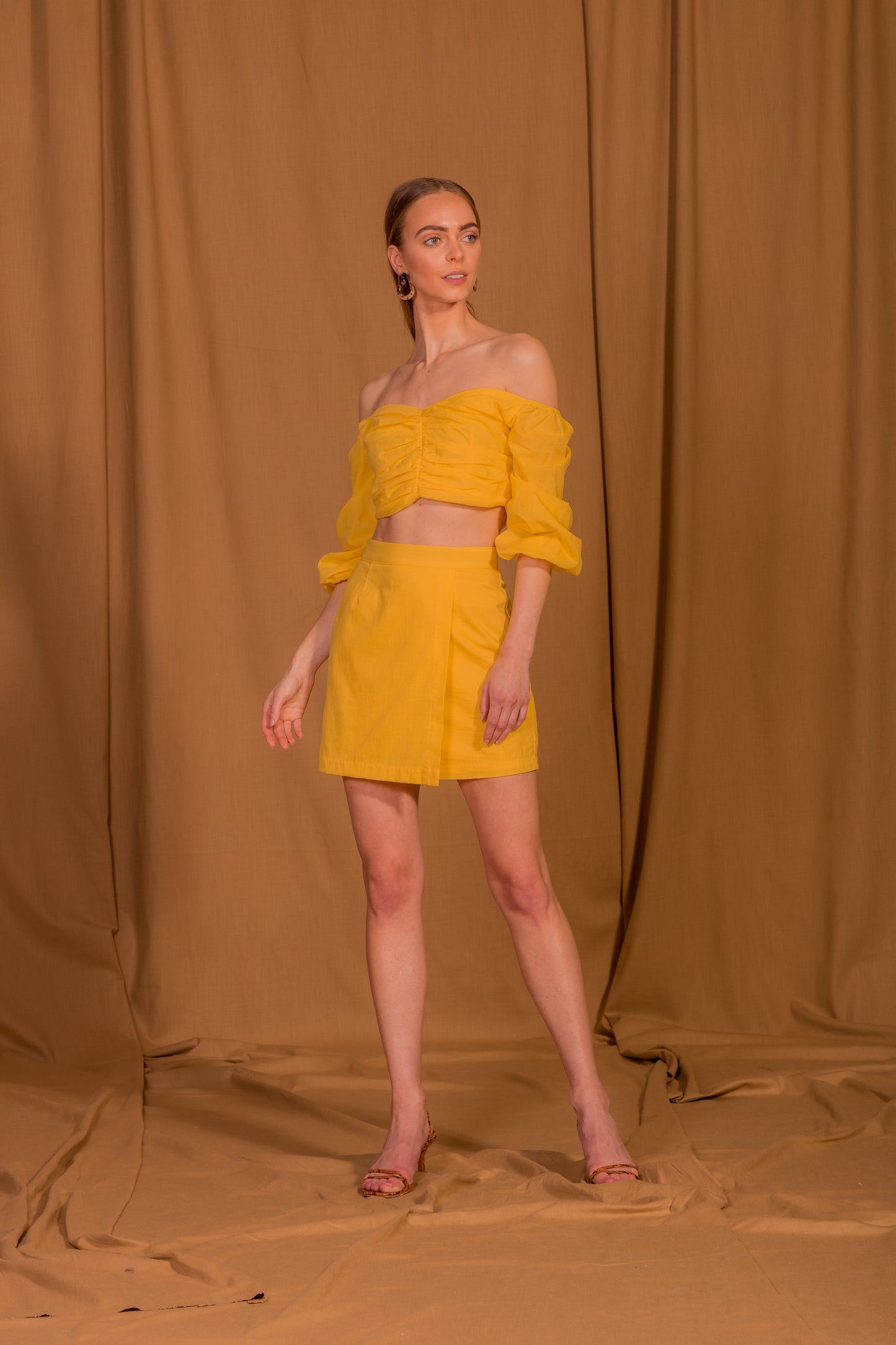 saint-mojavi - Jaipur Off The Shoulder Top - SAÏNT MOJAVÏ -