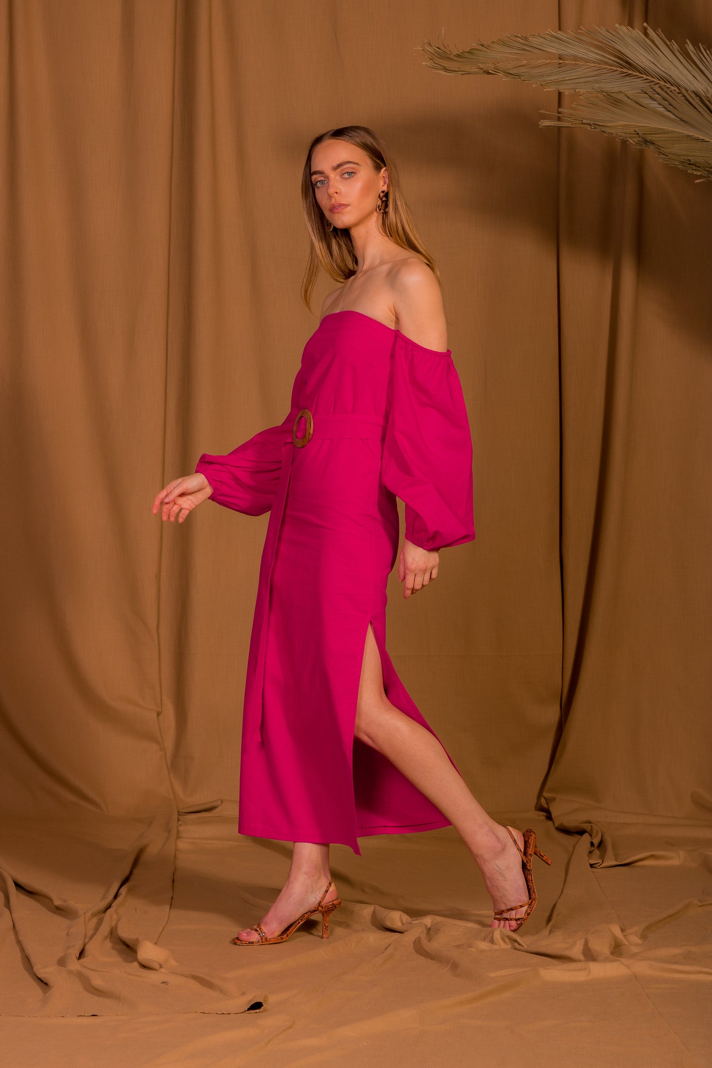 saint-mojavi - Jaipur Off the Shoulder Dress - SAÏNT MOJAVÏ -