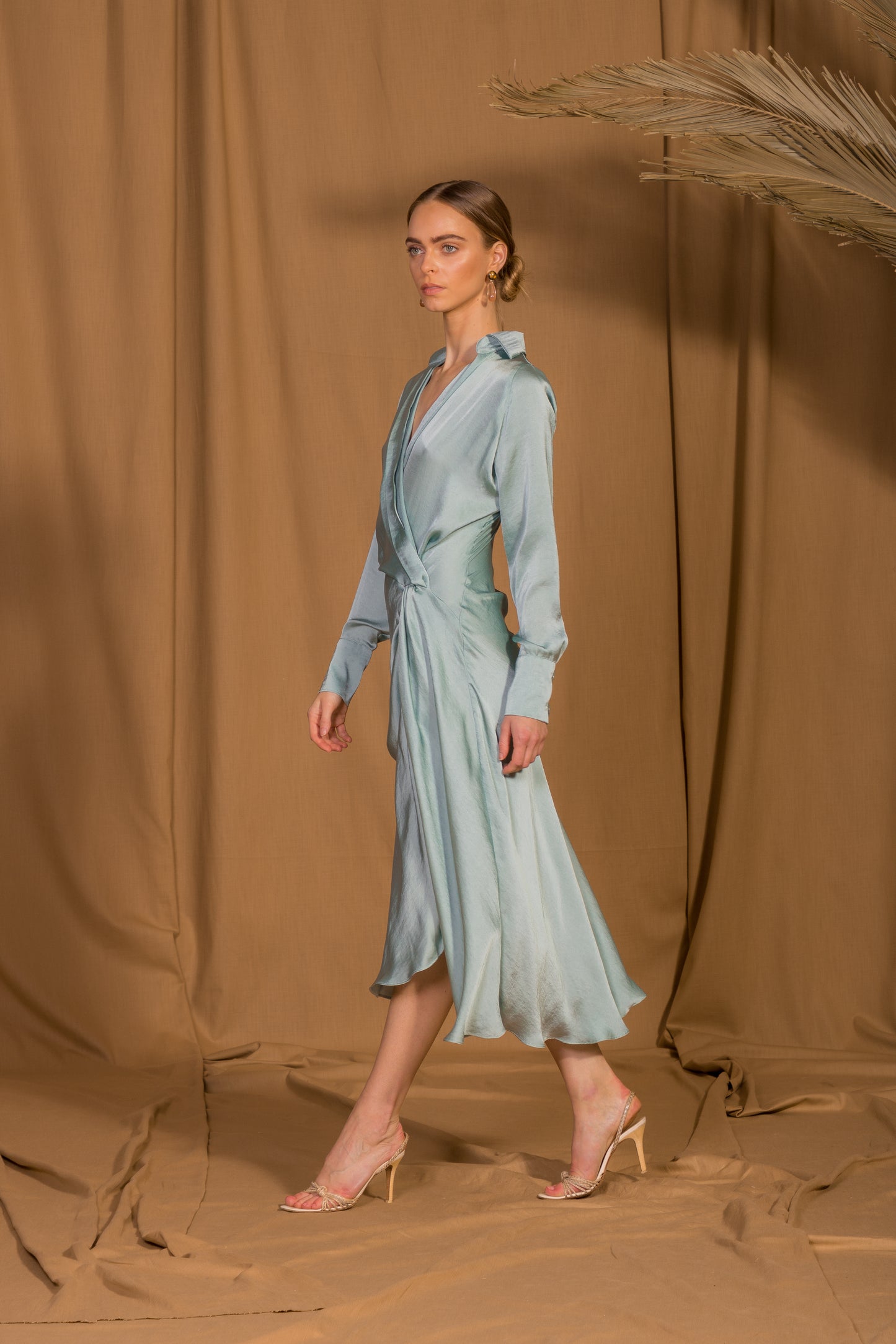 saint-mojavi - Maharaja Wrap Dress - SAÏNT MOJAVÏ -