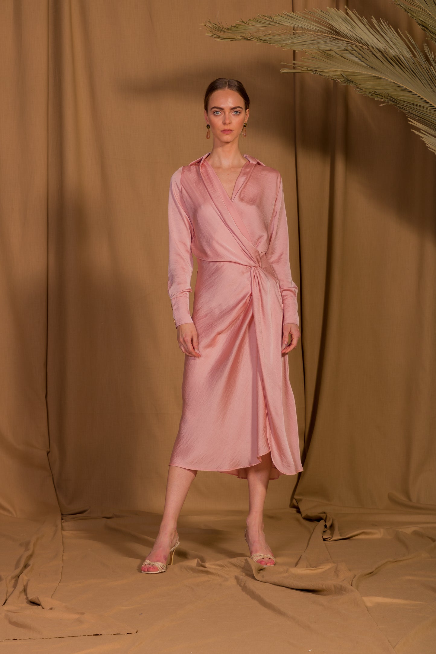 saint-mojavi - Maharaja Wrap Dress - SAÏNT MOJAVÏ -