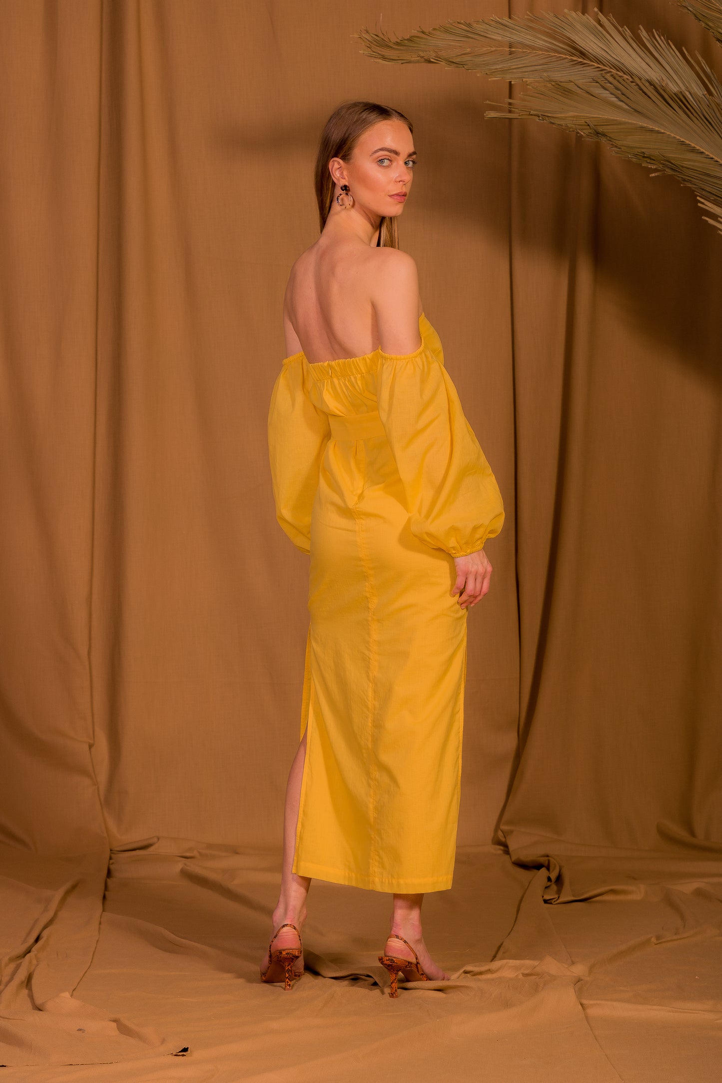 saint-mojavi - Jaipur Off the Shoulder Dress - SAÏNT MOJAVÏ -