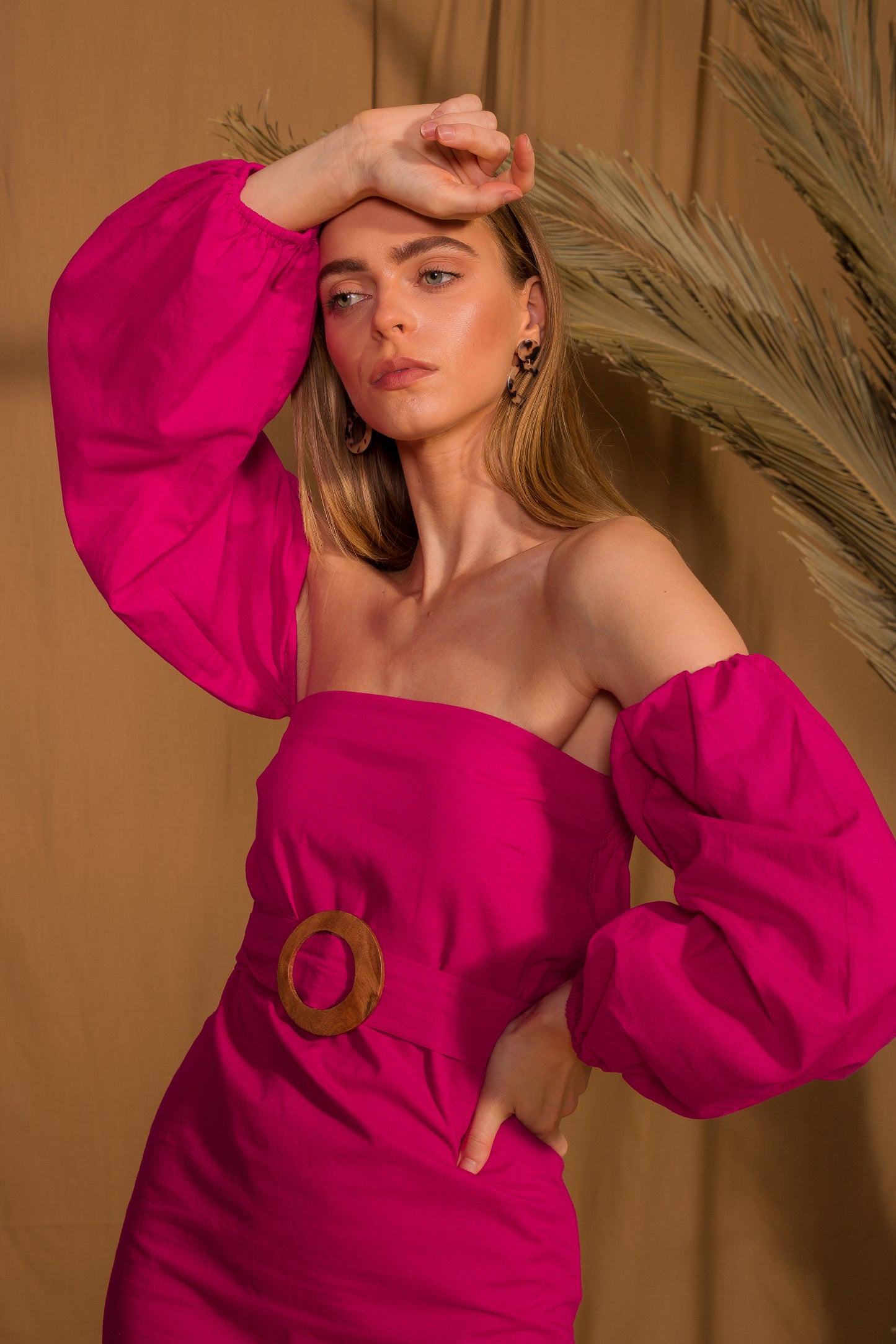 saint-mojavi - Jaipur Off the Shoulder Dress - SAÏNT MOJAVÏ -