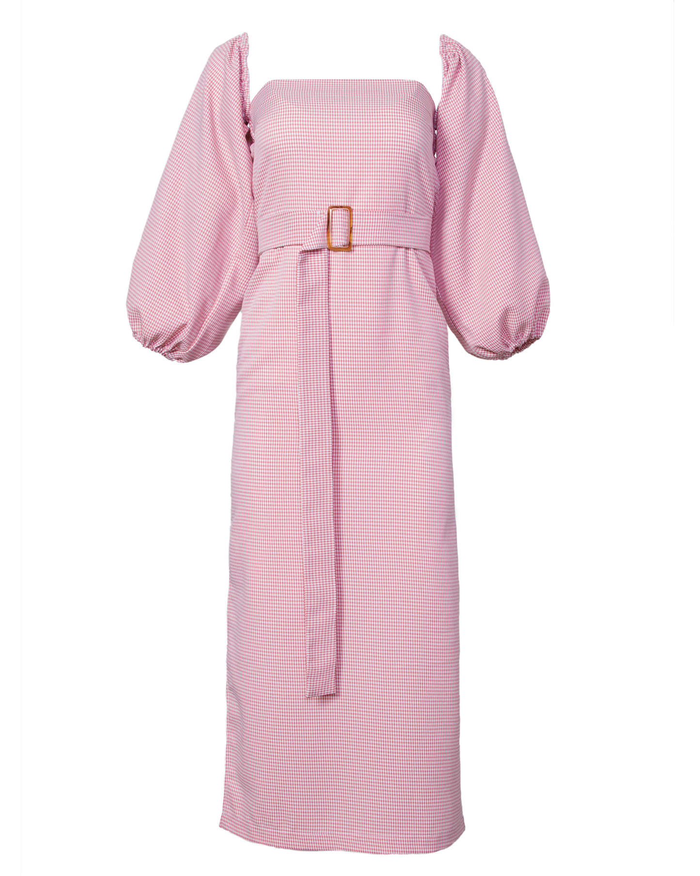 saint-mojavi - JAIPUR GINGHAM DRESS - SAÏNT MOJAVÏ -