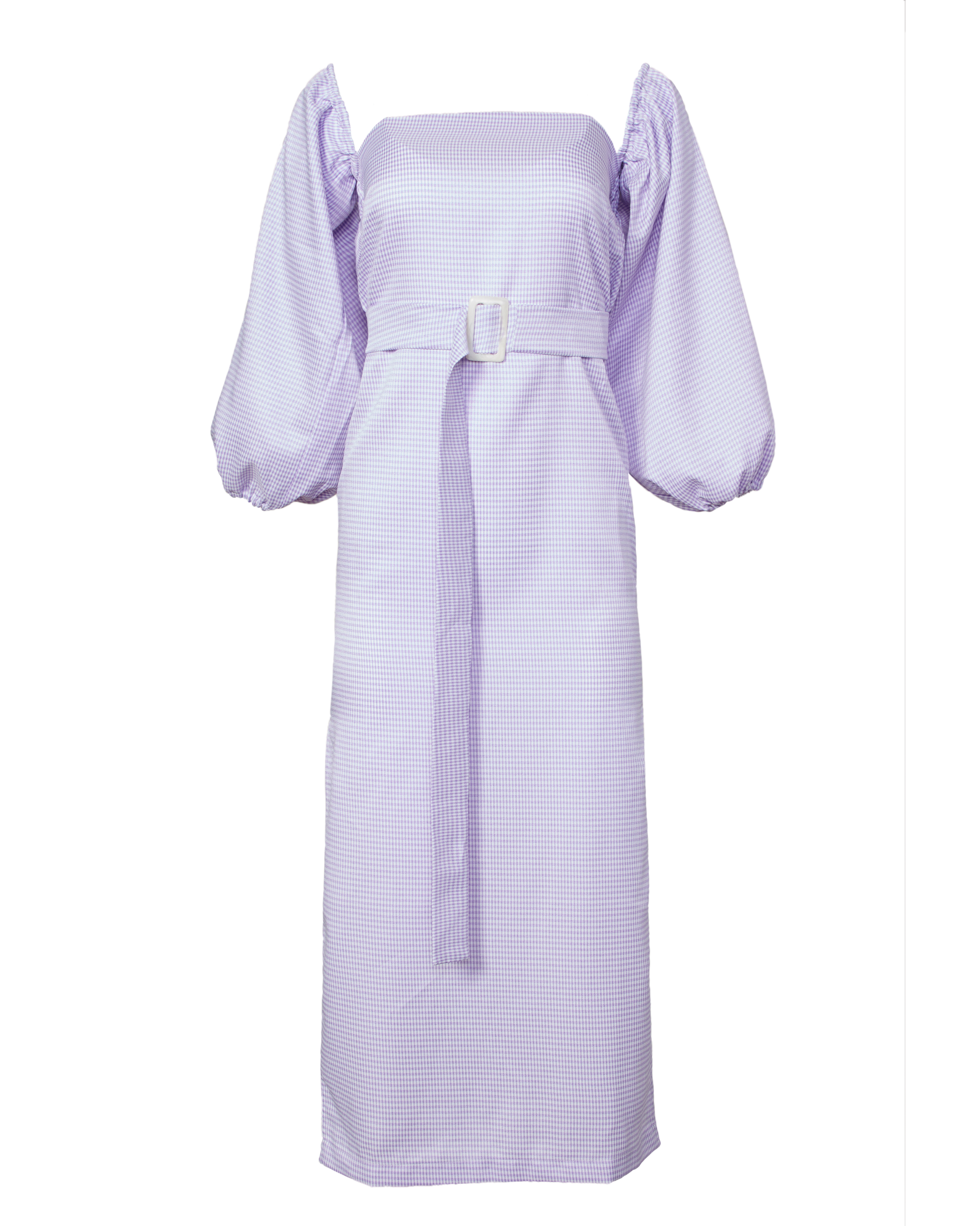 saint-mojavi - JAIPUR GINGHAM DRESS - SAÏNT MOJAVÏ -