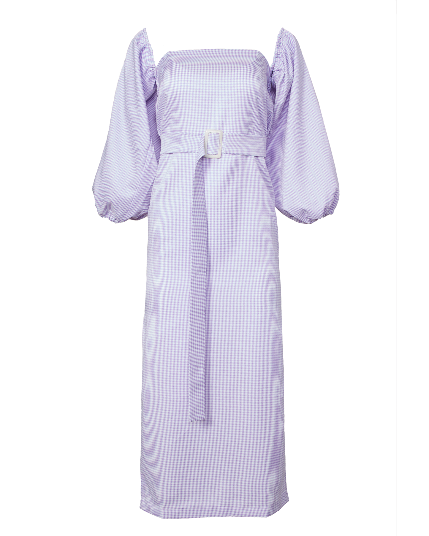 saint-mojavi - JAIPUR GINGHAM DRESS - SAÏNT MOJAVÏ -