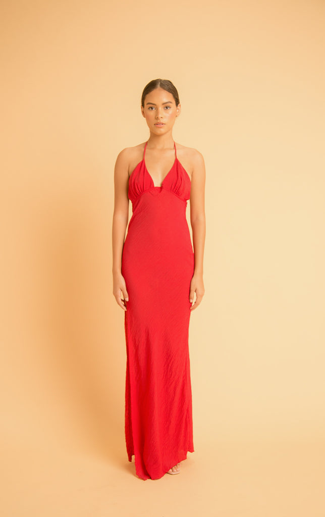 saint-mojavi - KALAHARI HALTER DRESS - SAÏNT MOJAVÏ - 