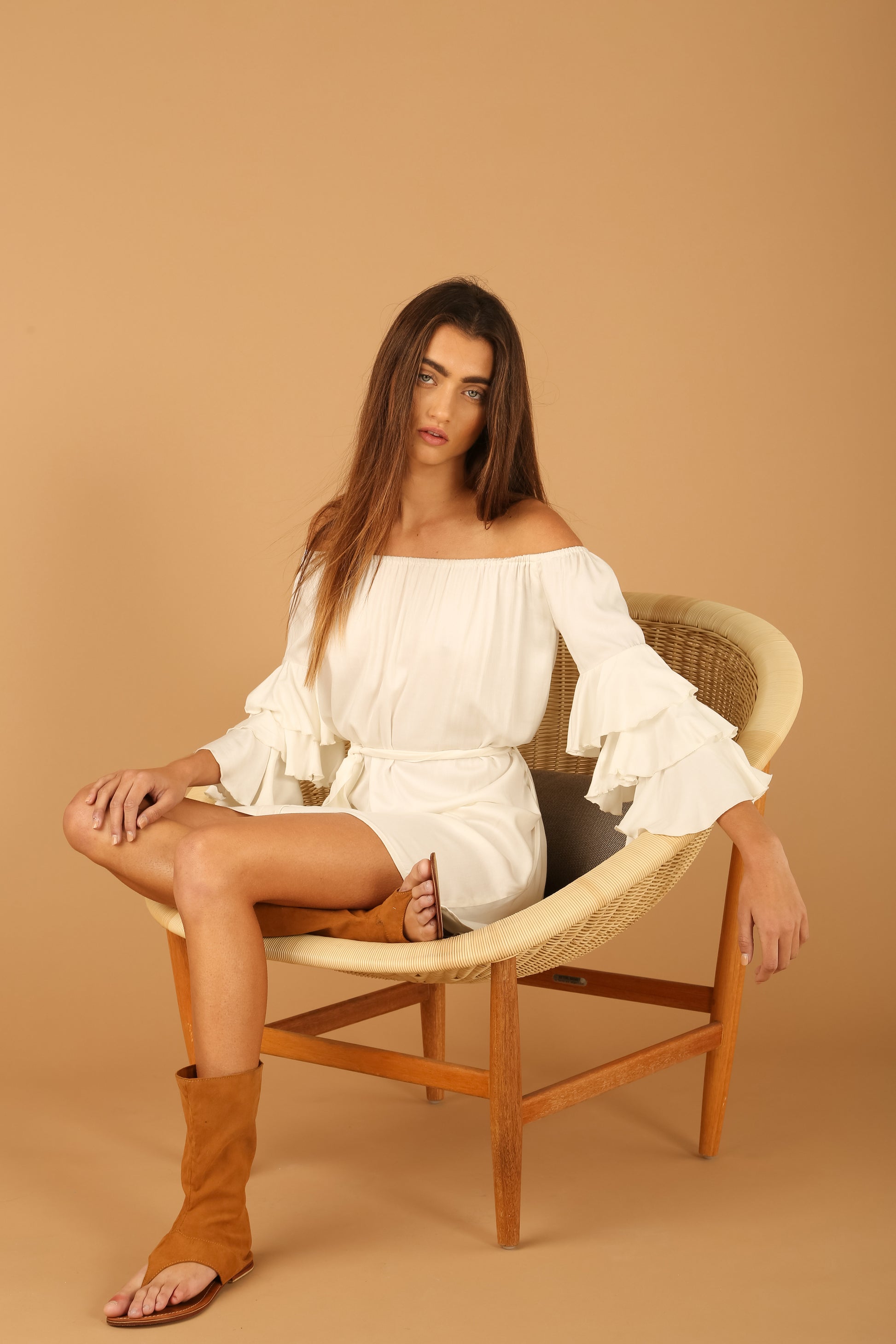 saint-mojavi - FLAMENCO RUFFLE DRESS - SAÏNT MOJAVÏ - 