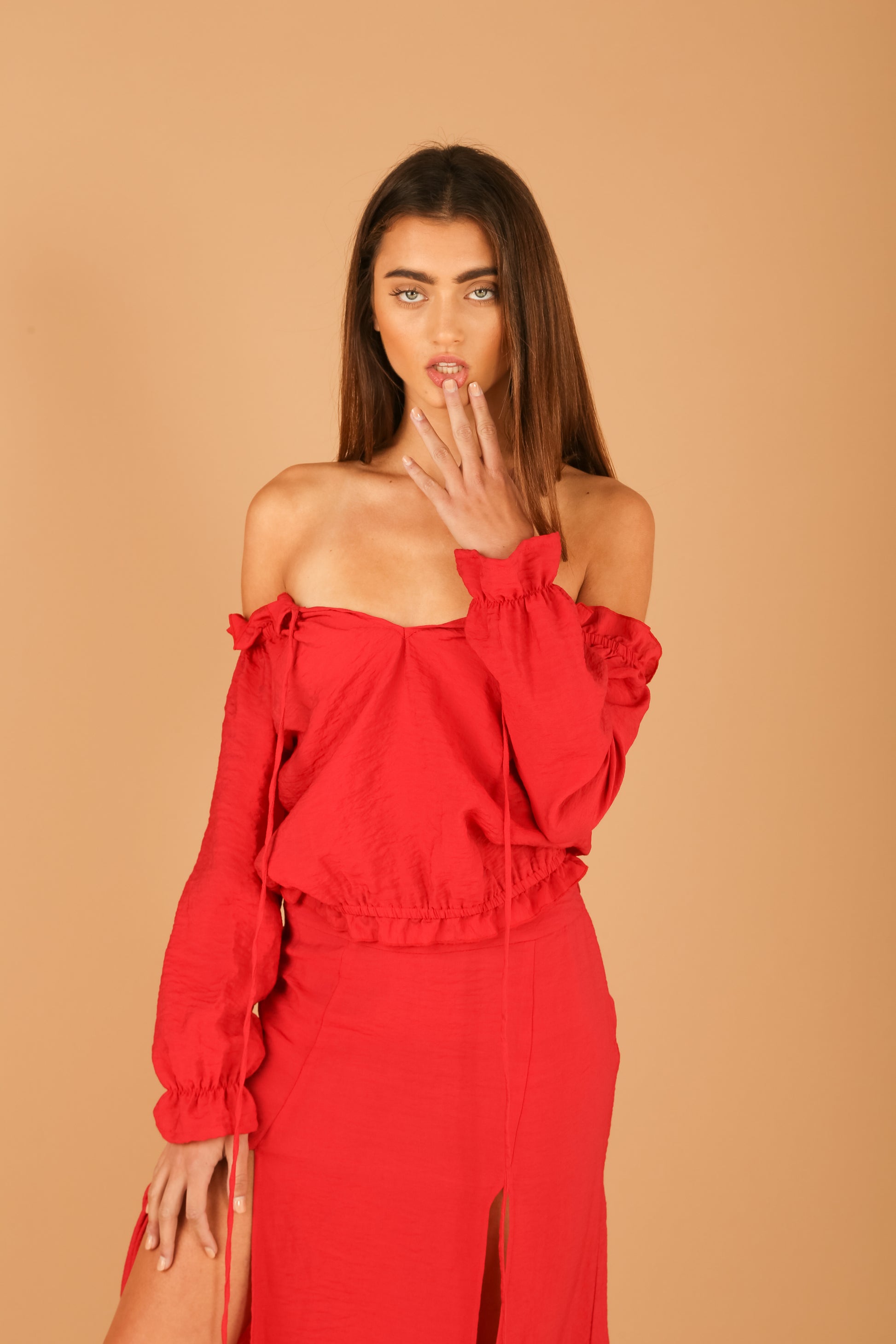 saint-mojavi - ARABIAN RUFFLE TOP - SAÏNT MOJAVÏ - 