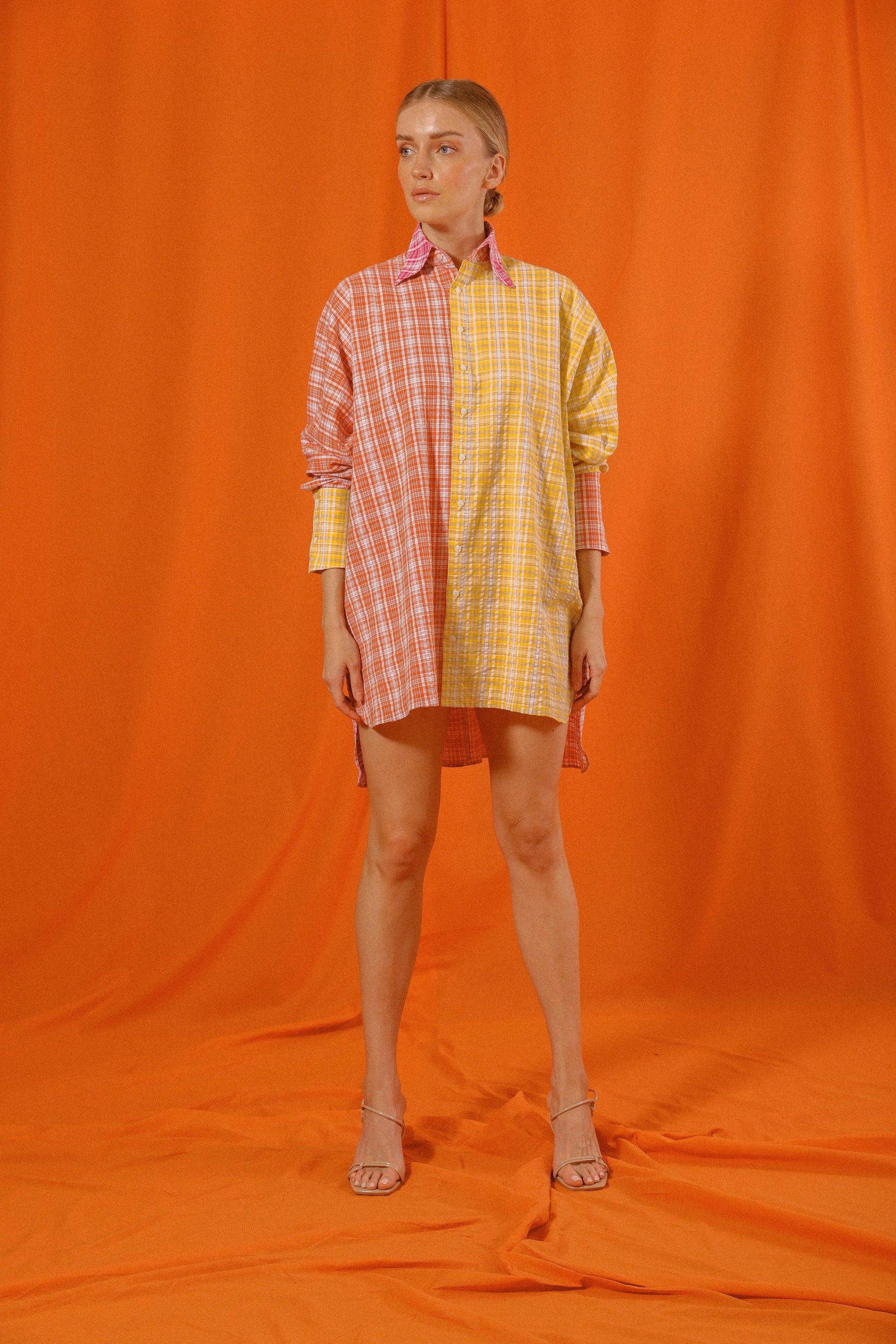 Oversized Button Up Dress
